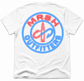 MRSH neon hook & bullet tee