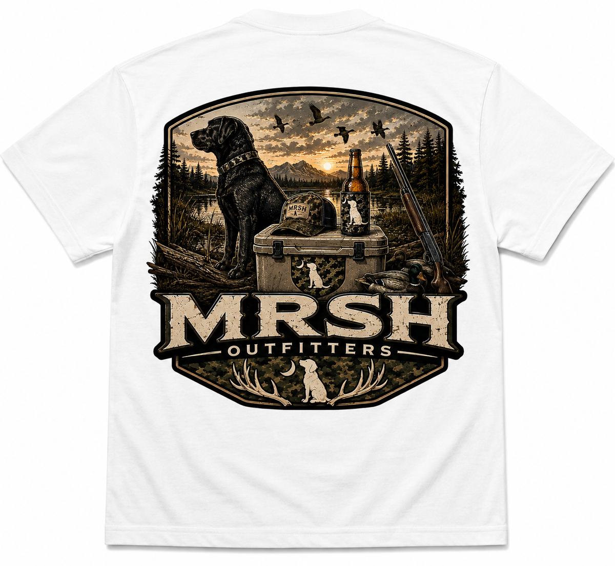 MRSH duck camp tee